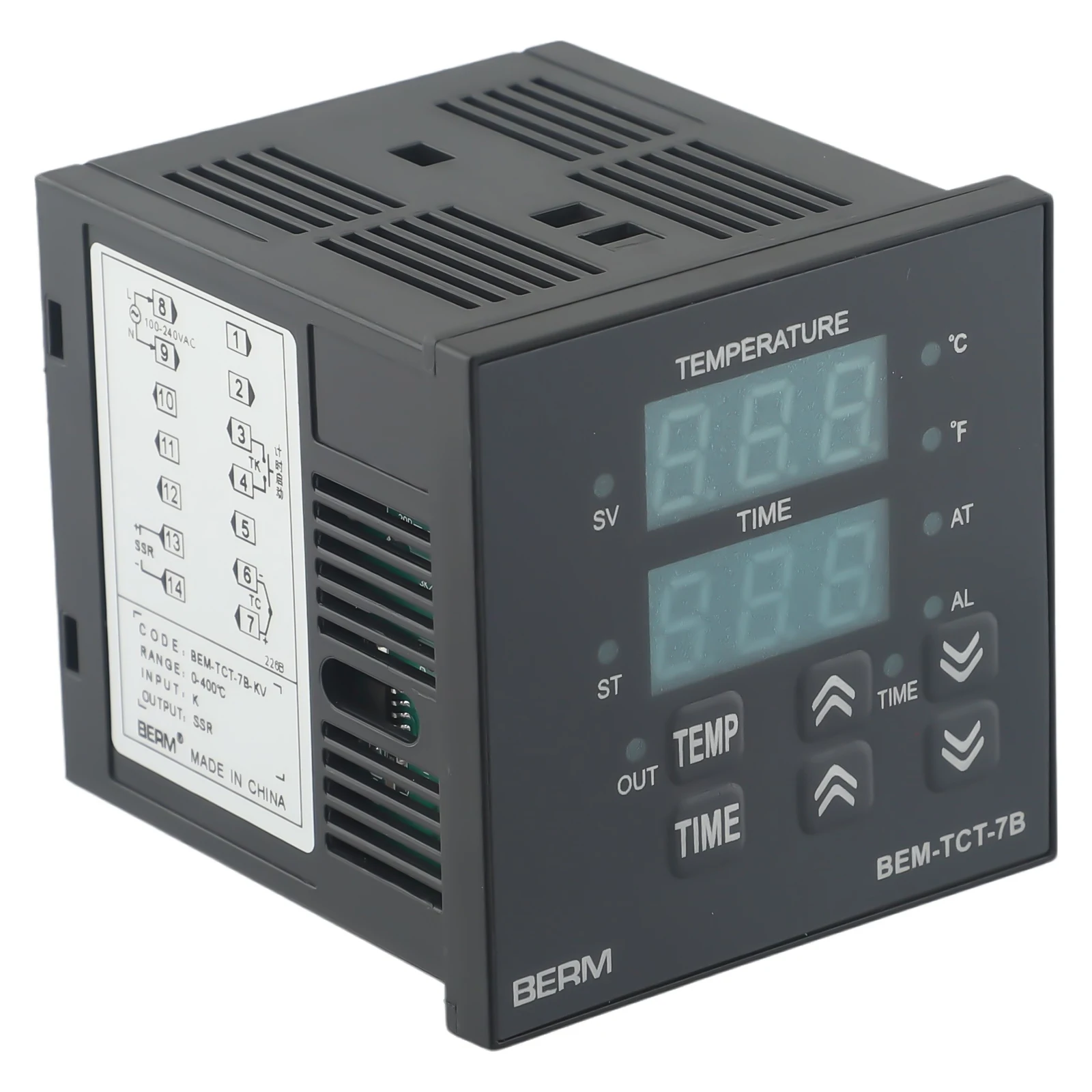 Professional Grade Heat Press Machine Temperature Controller  BEMTCT7BKV Model  Suitable for Production Workshops