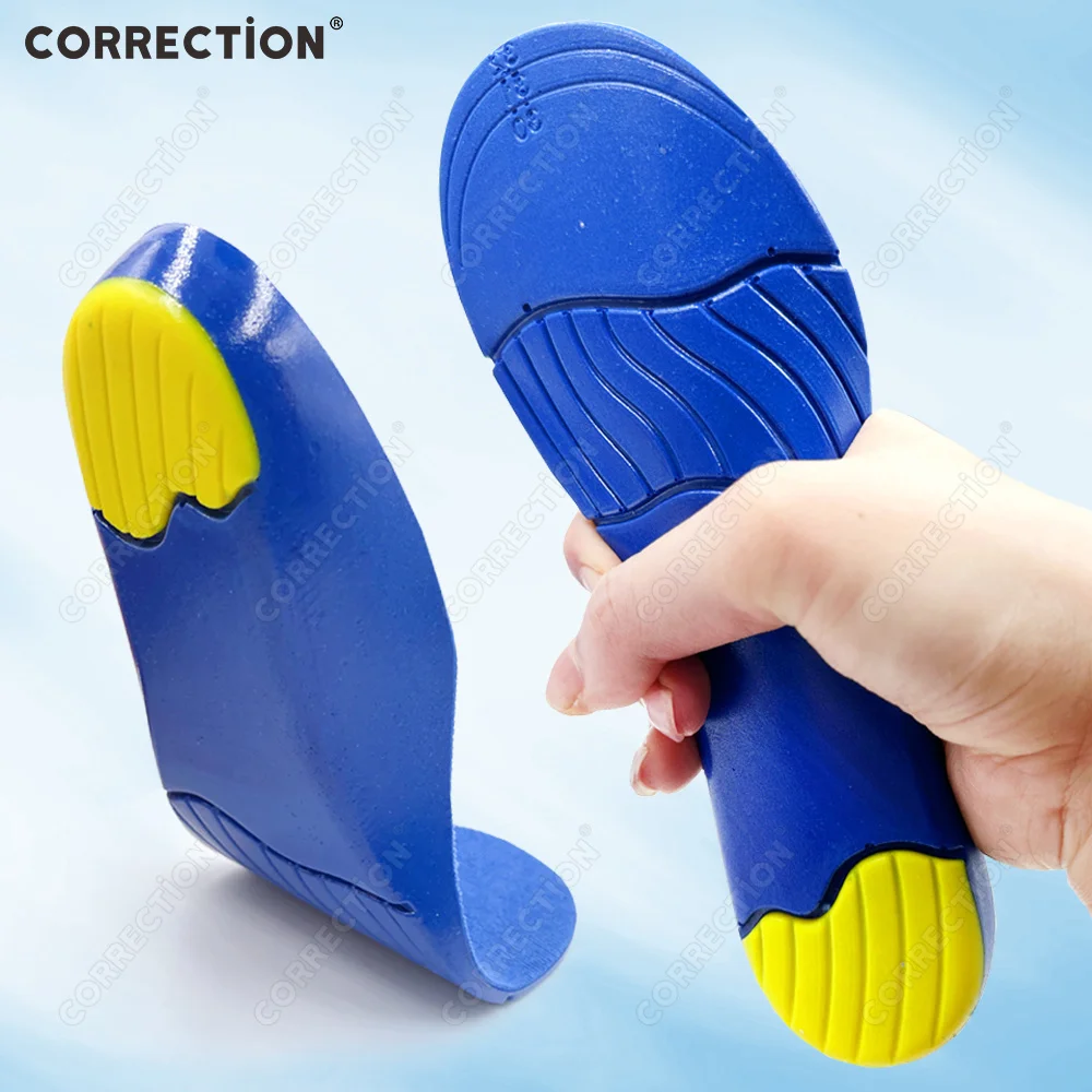 Kids Orthotics Flat Foot High Arch Support Orthopedic Insoles for Children Plantar Fasciitis Comfort Sports Running Shoes Pads