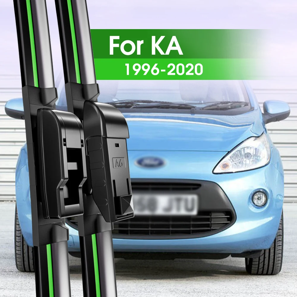 

2pcs Front Windshield Wiper Blades For Ford KA MK1 MK2 MK3 1996-2020 2003 2004 2007 2009 2011 2019 Windscreen Window Accessories