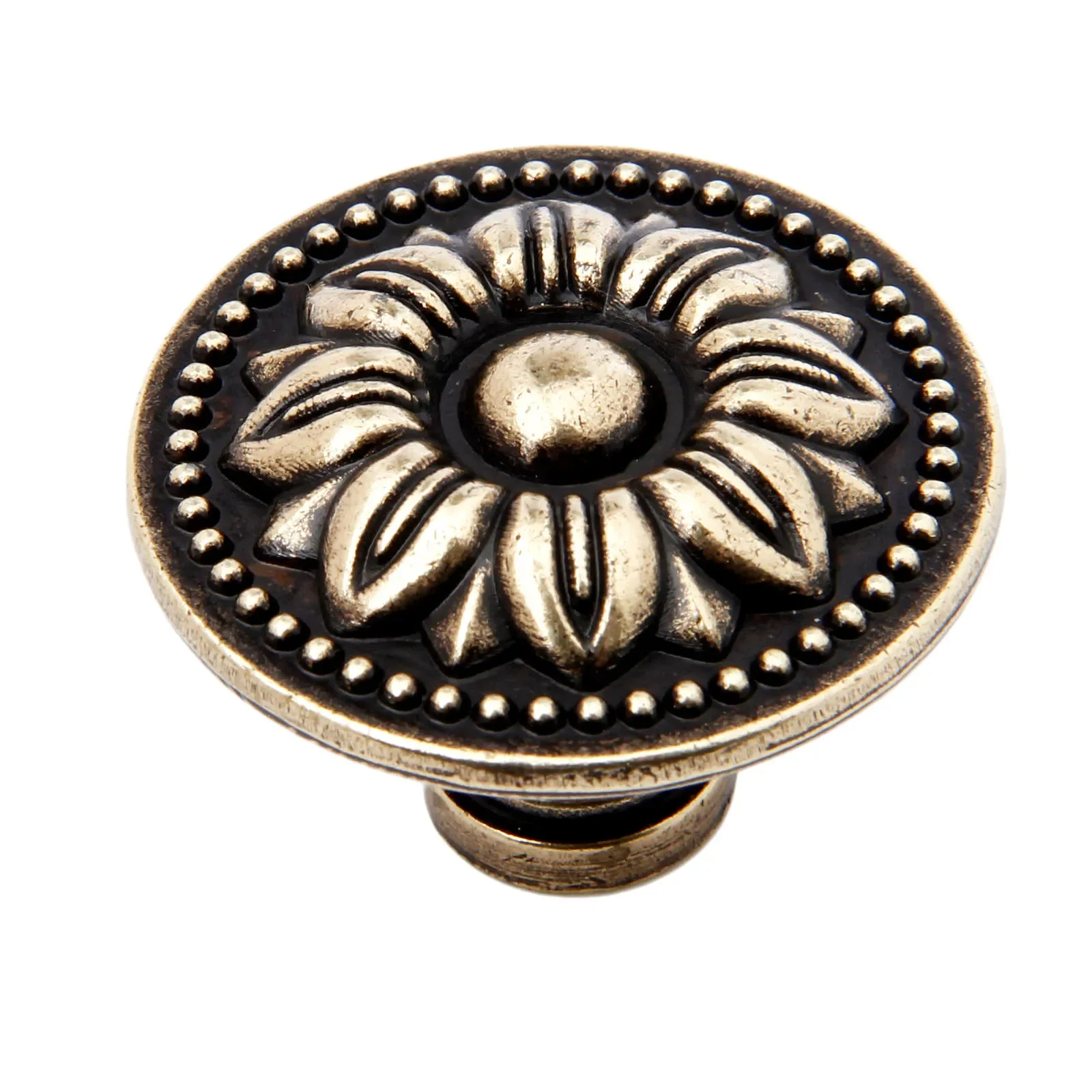 1Pc Single Hole Retro Drawer Pulls Knob Antique Bronze Furniture Knobs and Handles Kitchen Cabinets Cupboard Door Handle 32/36mm