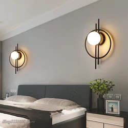 Modern Acryl Ball LED Wall Lamps Living Room Light Luxury TV Background Wall Light Aisle Bedroom Bedside Lamp Home Decor Fixture