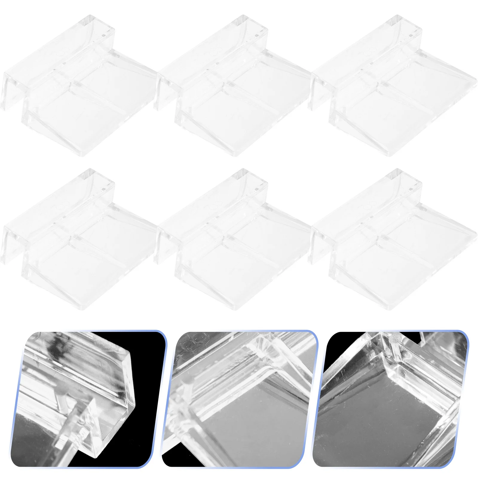 16Pcs Aquarium Deckel Halter Acryl Robuste Aquarium Abdeckung Unterstützt Glas Abdeckung Clips Aquarium Liefert Aquarium Glas Deckel Clips