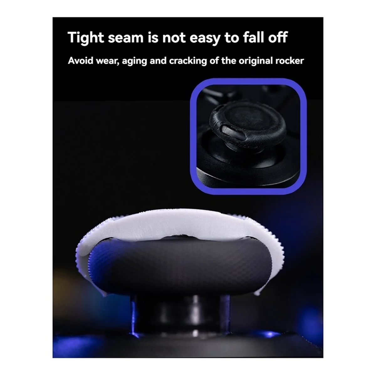 

SCLS For . Convex Thumb Grips Set for /OLED/ Ally/X-4pcs Analog Stick CapsEnhanced Gaming Precision A