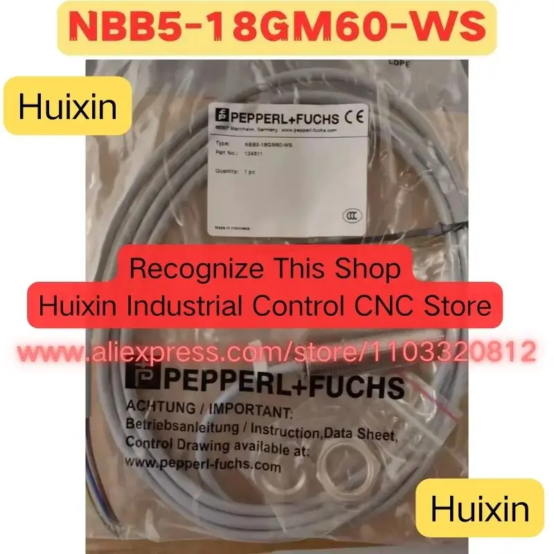 

Совершенно новый оригинальный бесконтактный переключатель NBB5-18GM60-WS NBB5 18GM60 WS, быстрая доставка