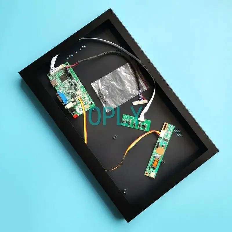 

Fit LTN141AT03 LTN141AT07 LTN141AT13 LTN141AT02 30-Pin LVDS 1280*800 1CCFL 14.1" LCD Monitor Metal Case+58C Controller Board Kit