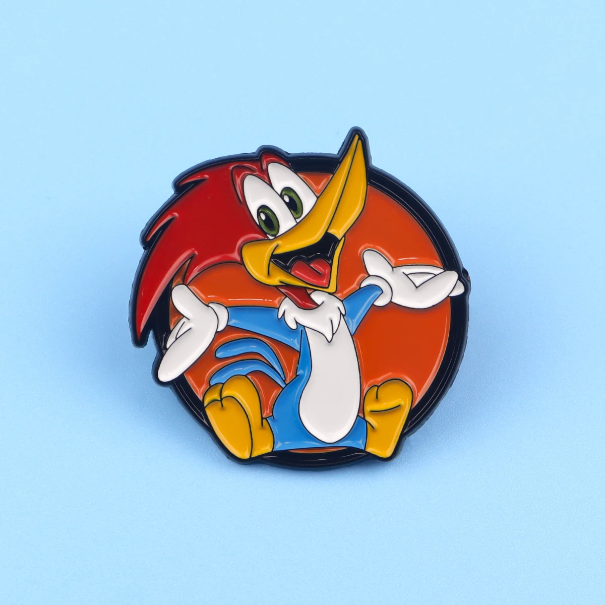 Woodpecker Cartoon Movie Pin Lapel Pins for Backpacks Enamel Pin Jewelry Accessories Brooches Badges for Briefcase Gift