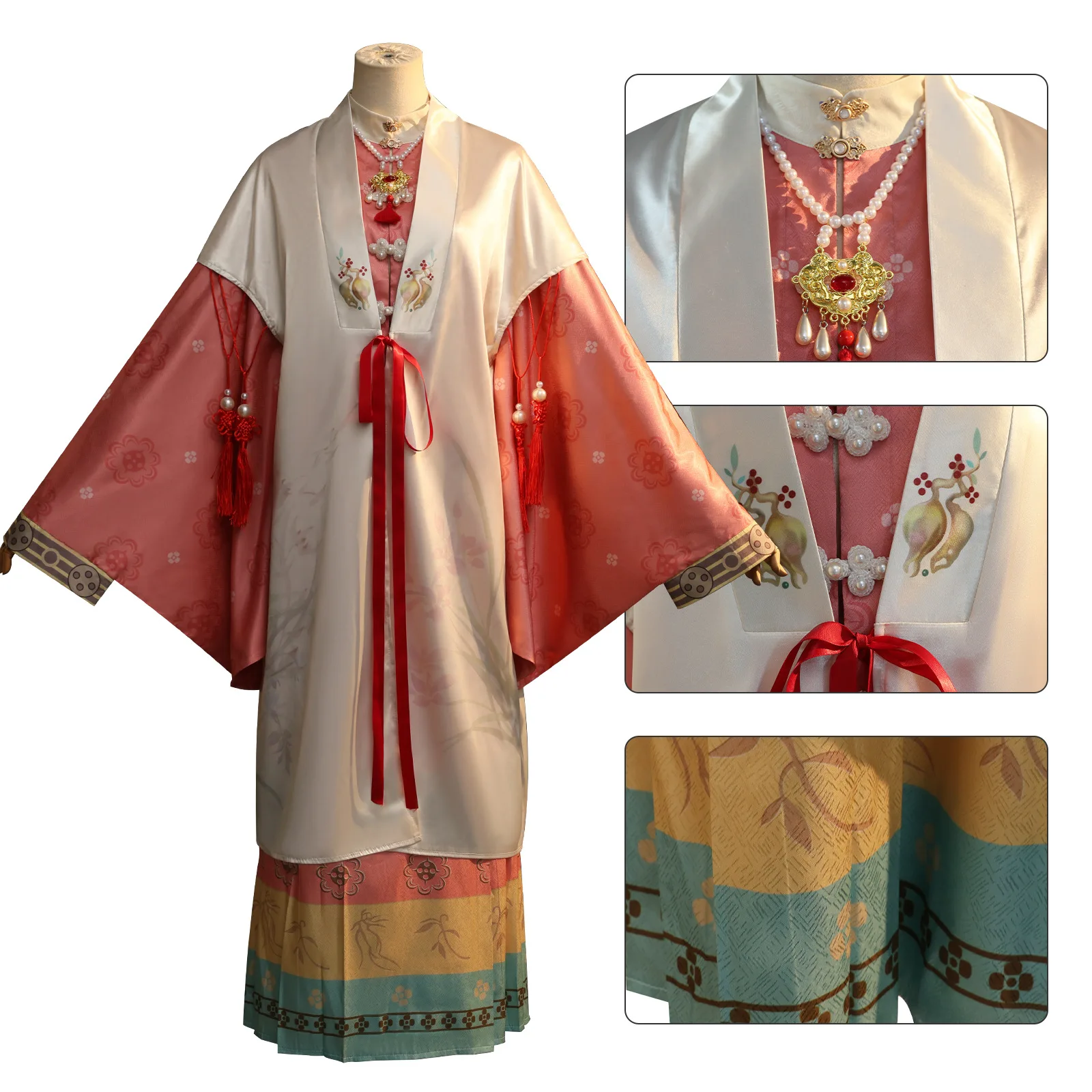 Retour vers le futur 1999, Costume de Cosplay Sotheby pour filles, perruque, Costume traditionnel chinois, ensemble complet, Costume de fête d'halloween, mascarade