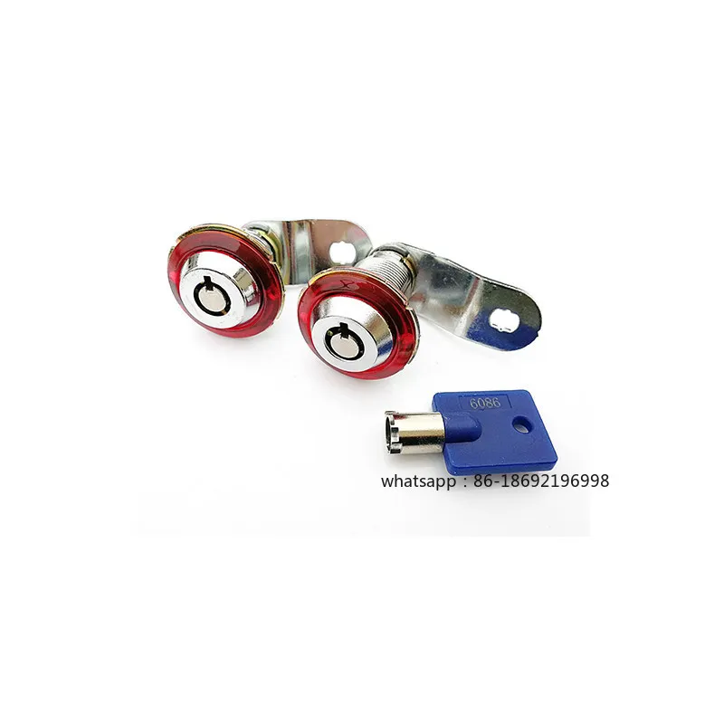 Doll Machine Lock with  Same Number, Open Long Lock, Children's Video Game Gift, Basketball Racing Gun Game  6086 Door Lock Key