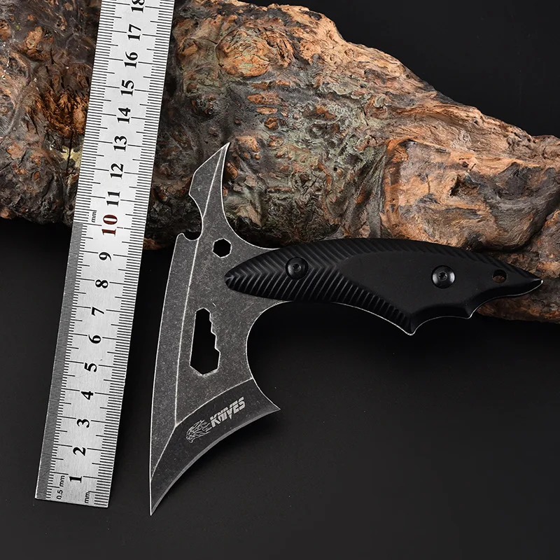 This Compact Stainless Steel Multi-functional Axe Is A Convenient Portable Emergency Household Felling Tool for Camping