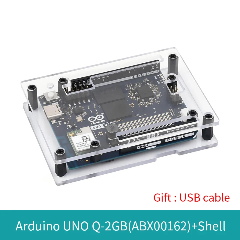 Officiële originele Arduino UNO Q ABX00162 ABX00173 Qualcomm QRB2210 STM32U585 MCU Adreno GPU 3D Graphics AcceleratorI