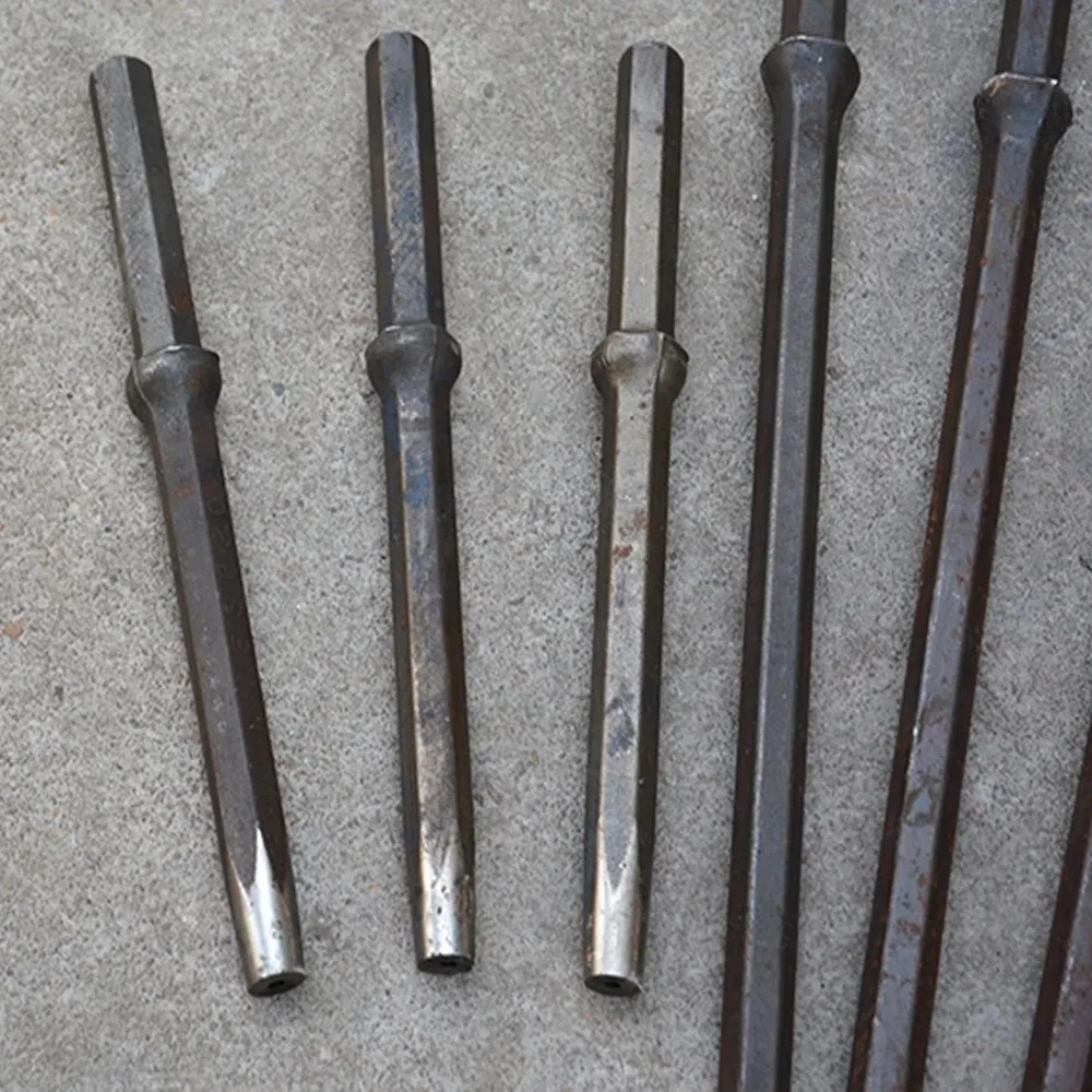 1-pack rock drill, pneumatic drill rod, mining pick, universal drill bit, B 22 tunnel drill rod