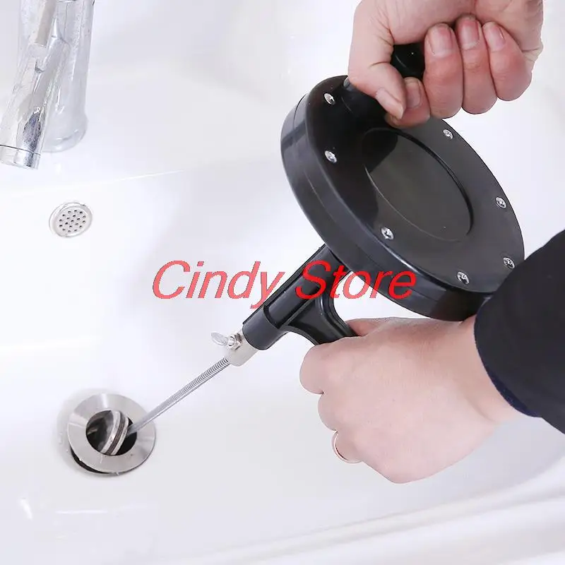 3M 4M 5 Meters New Style Manual Kitchen Sink Sewer Dredger Springs Devices Clearner With Waterproof Gloves