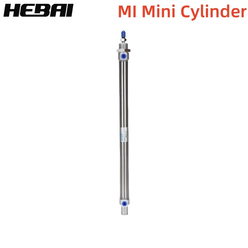 

HEBAI Small Stainless Steel Mini Cylinder MI10 CD85N10 pneumatic cylinder MI/CD85N Bore 10 12 16 20 25mm Stroke 5-300mm