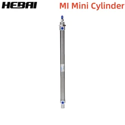 HEBAI Small Stainless Steel Mini Cylinder MI10 CD85N10 pneumatic cylinder MI/CD85N Bore 10 12 16 20 25mm Stroke 5-300mm