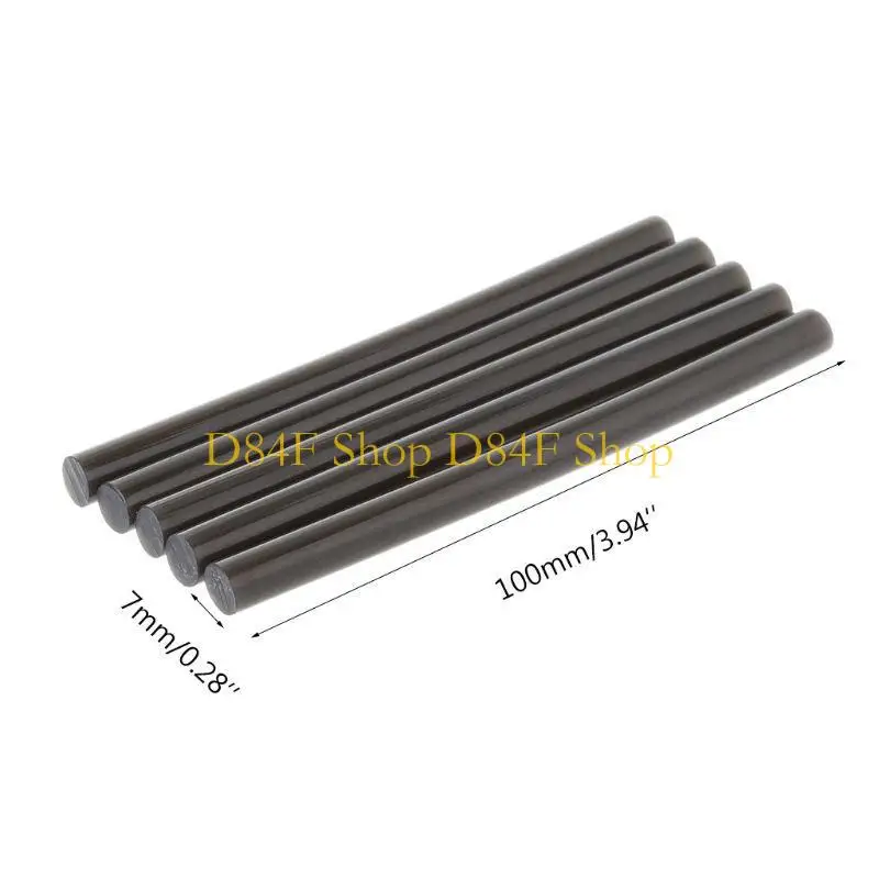 D84F 5PCS 7x100mm Kim nóng nóng chảy cho điện sưởi điện DIY Công cụ thủ công