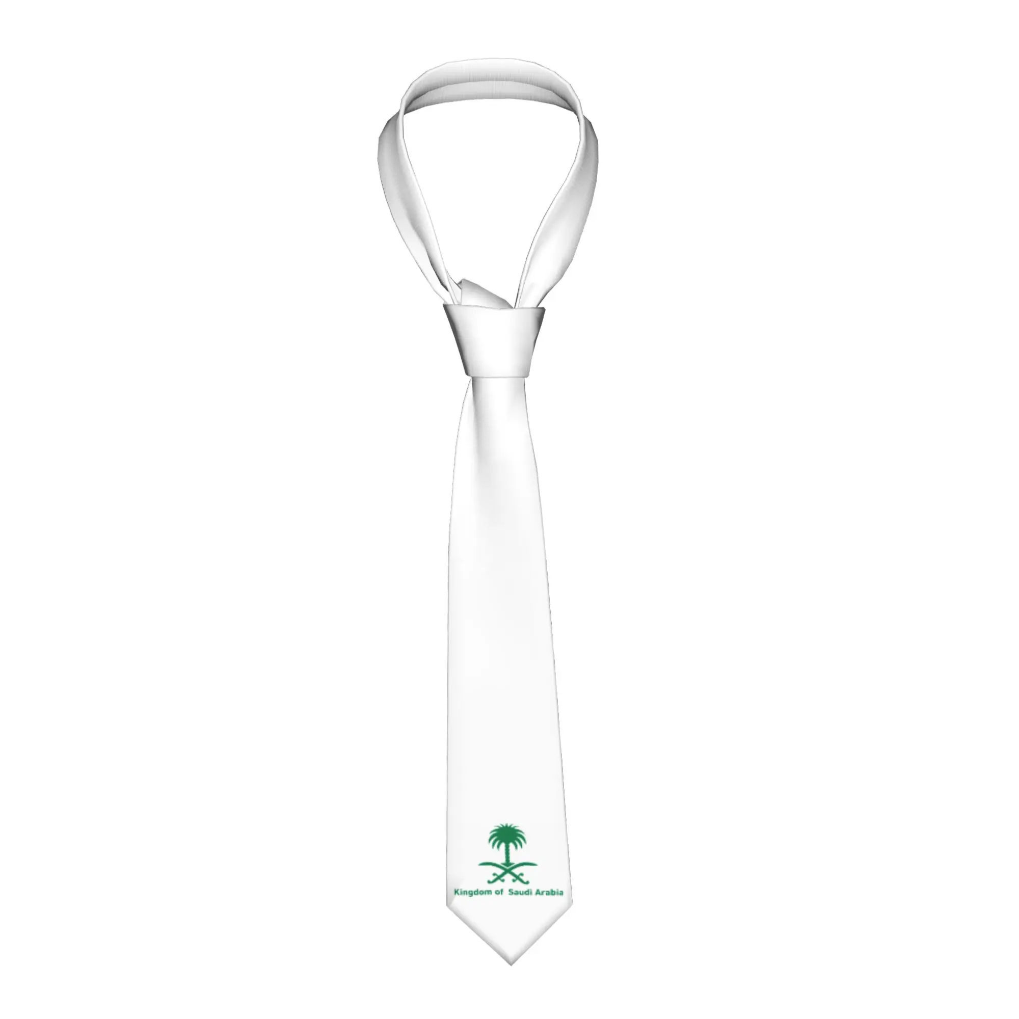 Emblem of Saudi Arabia 222 Ties Men Classic  Silk Office Necktie