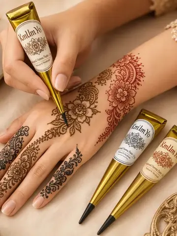 1/3pcs henna, brown, black, red, henna, temporary henna ,semi-permanent henna henna art