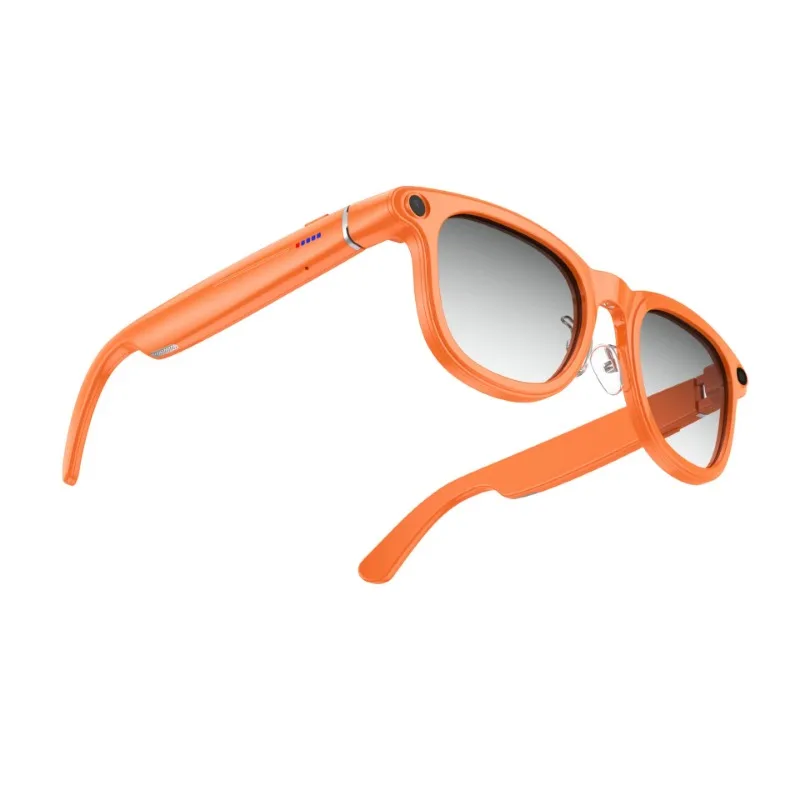 X01 Ultra Comfort Smart AI Glasses Long Lasting Battery 8MP Visual Search Real Translation With Charging Case Wi-Fi Supported