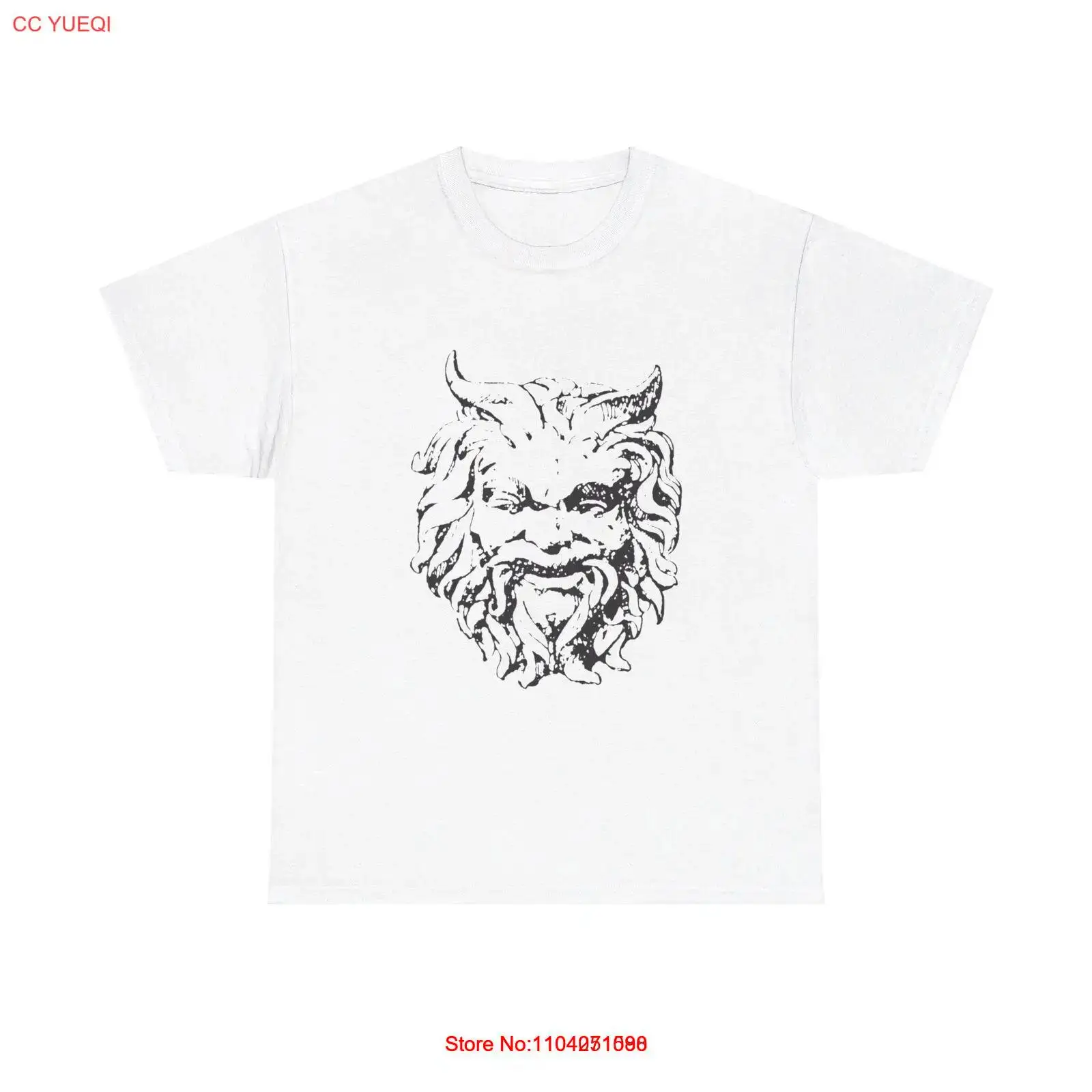 Satyr Mask T-Shirt - vintage grunge gothic dark esoteric occult sansovino art