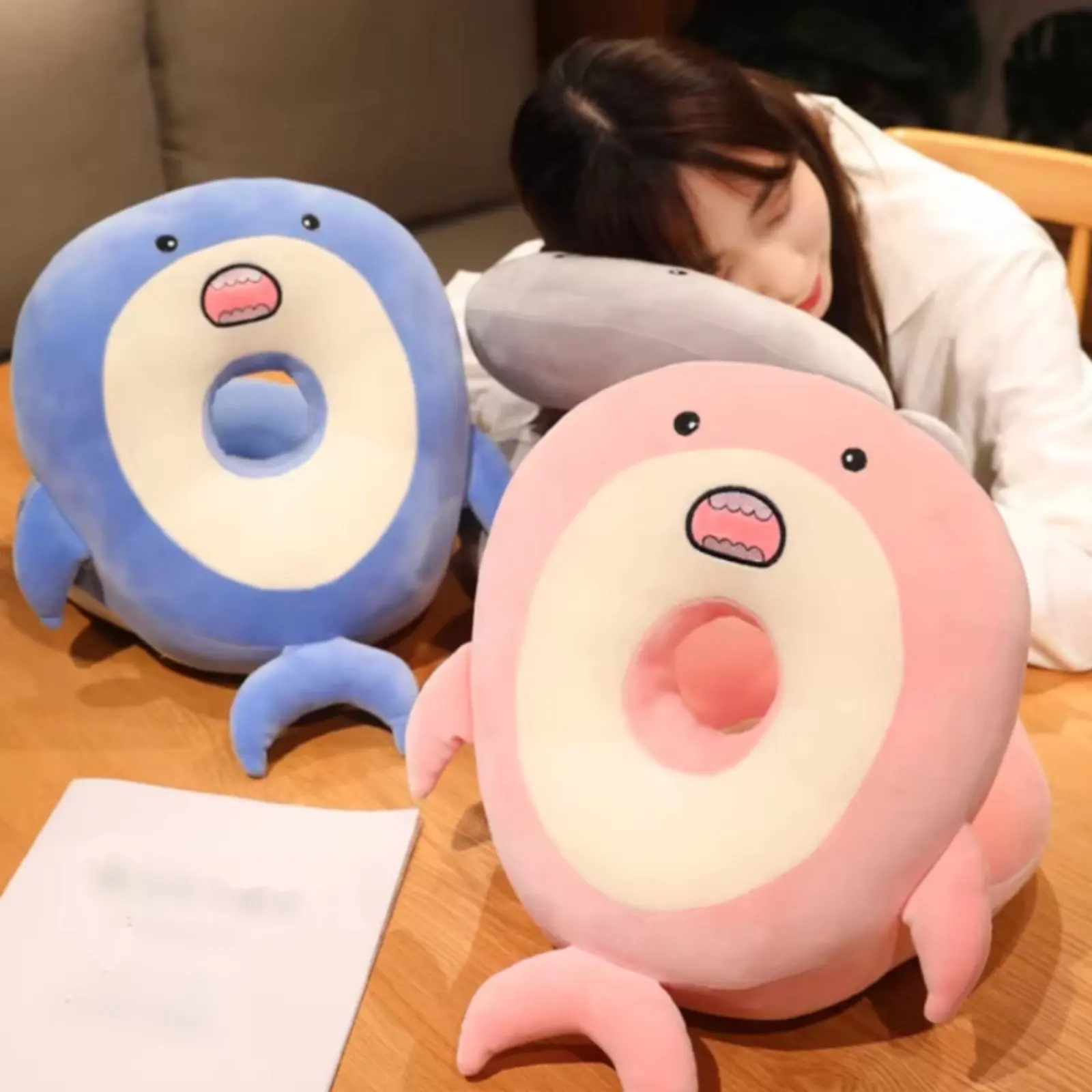 

Cartoon Rest Pillow Breathable Design Face down Sleeping Pillow Ergonomic Pillow Versatile for Students, School