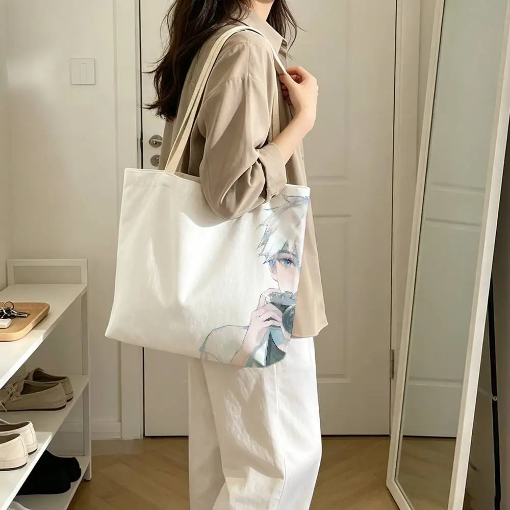 Second Half Cheng Xioshi and luguang Print Bag Eco Shopper Cotton Jute Bag Reusable Bag Foldable Reusable Sac Tissu