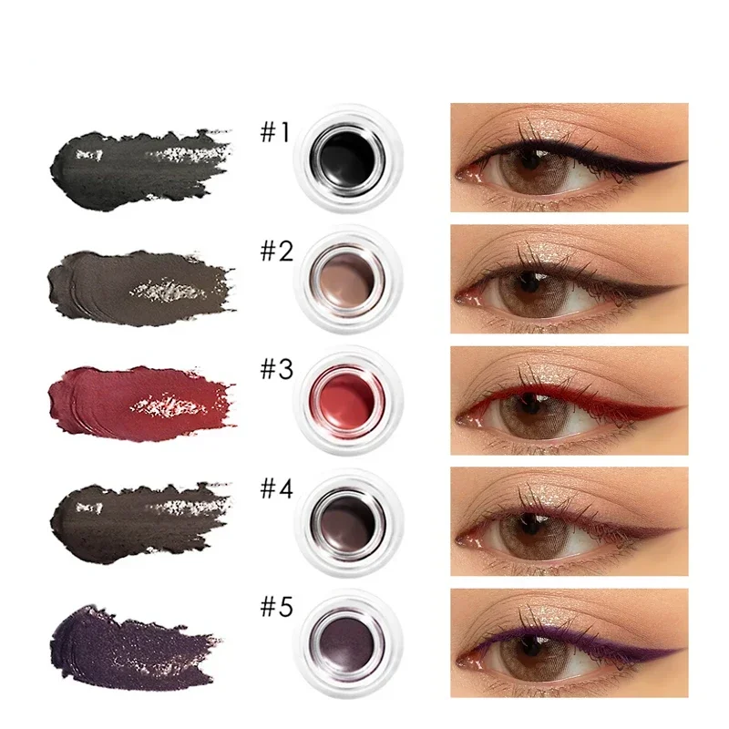 5 สีติดทนนานเนื้อครีม Tinted Sculpted Brow เจลพร้อมแปรง Eyebrow Eyebrow Pomade Eyebrow Eyeliner เจลกันน้ํา