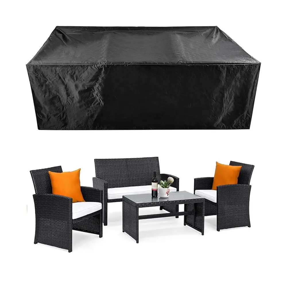 

Patio Furniture Set Cover Outdoor Sectional Sofa Set Covers Outdoor Table And Chair Set Covers Water Resistant 78 H L X 62 H W