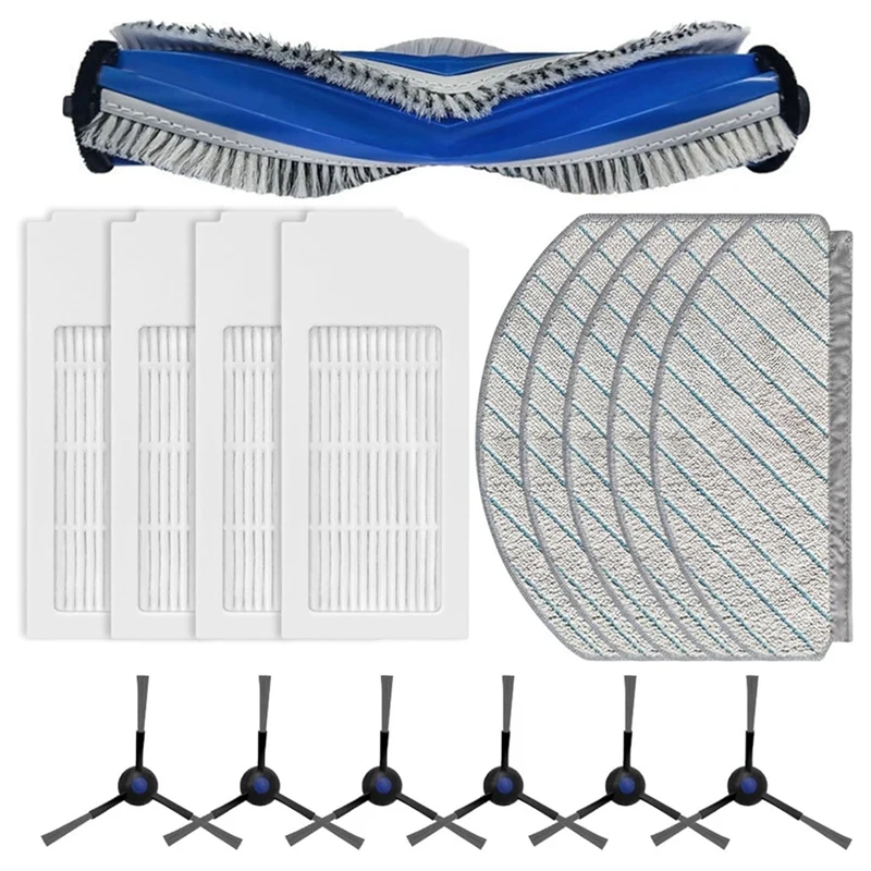 Para ecovacs deebot n20/n20 plus/n20 pro plus robô aspirador de pó escova lateral principal filtro hepa pano mop