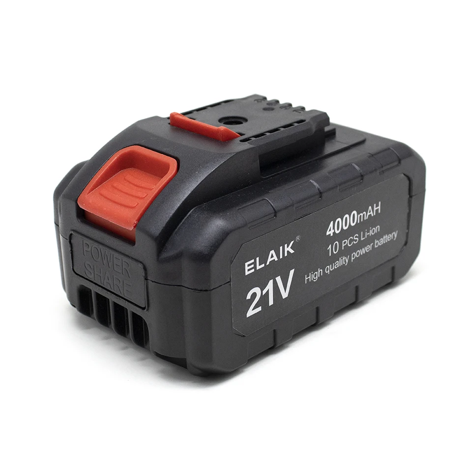 21V 4000mAh Rechargeable Battery Lithium Ion Battery High Capacity for Worx Electric Power Tool Battery