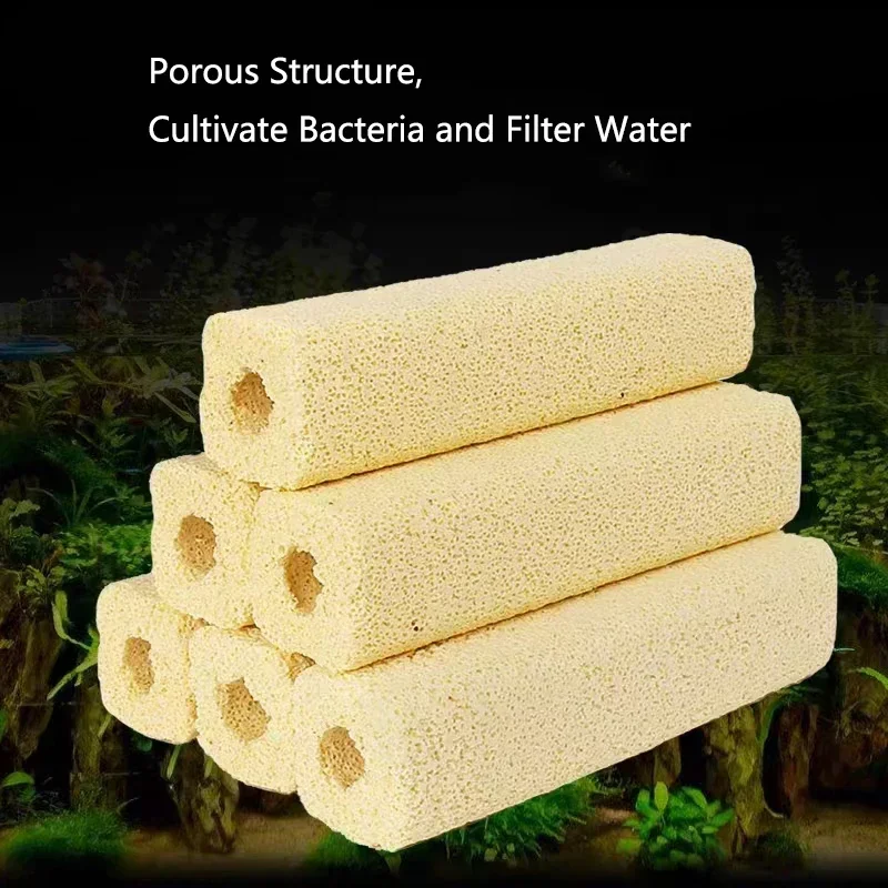 5Pcs Aquarium Filter Nano Biochemical House Media Nitrifying Bacteria Fish Tank Accessories For Aquarium Water Cleaning Medias