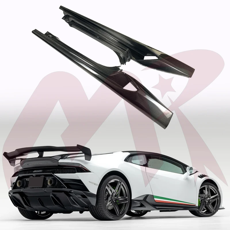 

Высококачественная сухая боковая юбка из углеродного волокна для Lamborghini Huracan EVO LP580 LP610 V Style Body Kit