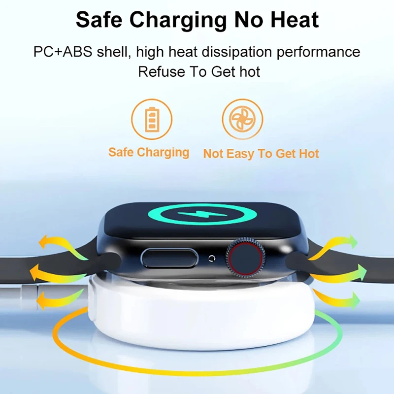 2025 المغناطيسي اللاسلكي USB مجموعة شاحن سريع لساعة أبل الترا سلسلة 10 9 8 7 6 SE نوع C كابل شاحن حامل شحن سريع