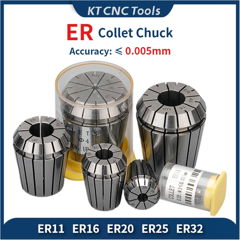 ER Spring collets AAA UP ≤ 0.005mm ER11/ER16/ER20/ER25/ER32 Collet Chuck High Precision Clamping Tool CNC Tool Holder Clamping