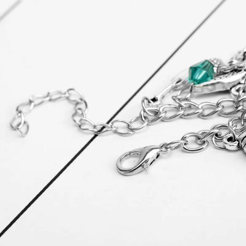 أنيمي موانا سلسلة سوار الصيد هوك البعوض لفائف محارة النورس المراكب الشراعية أساور ساحرة للنساء الرجال هدية اكسسوارات