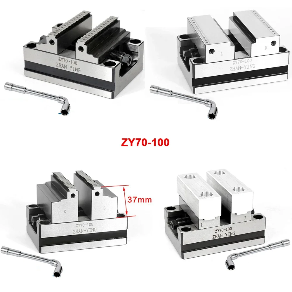 

ZY60-80 Precision Four Axis Five Axis Turntable Fixture Self Centering CNC Vise CNC Machining Center Concentric Flat Nose Pliers