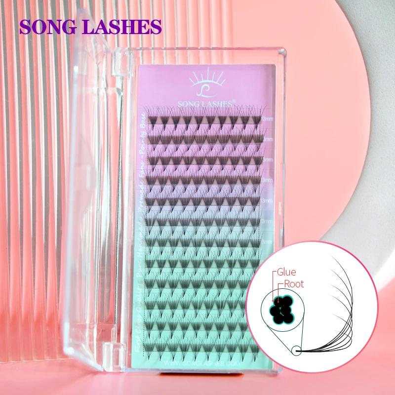 6D 8D Lash Easy to pick up High-quality eyelash extensions product Suitable for women's makeup Natural black lashes