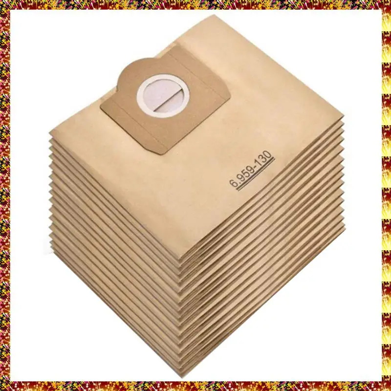 16 Pcs Dust Bags Spare Parts For Karcher 6.959-130.0 Filter Bags For A2201 WD3 Paper Bag Vacuum Cleaner Parts