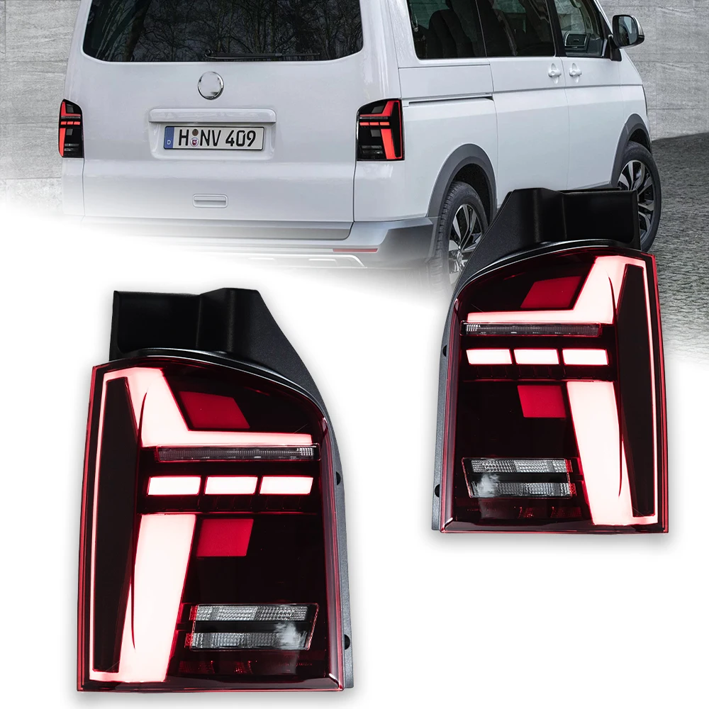 

Car Lights for VW Multivan T5 LED Tail Lamp 2010-2015 Tail Light Drl Rear Stop Brake Signal Automotive Accessories A Pairs