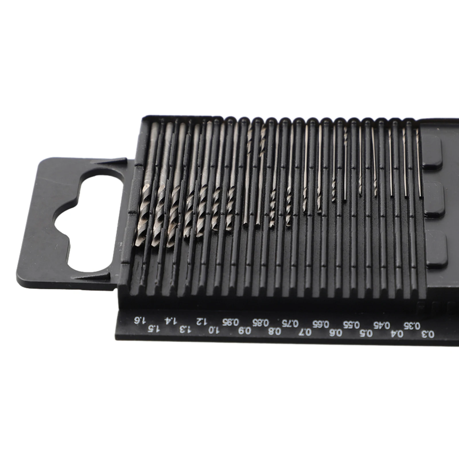 20 unids/set 0,3mm-1,6mm pequeño juego de brocas giratorias de acero de alta velocidad juego de brocas Micro-HSS con estuche para carpintería PCB de plástico