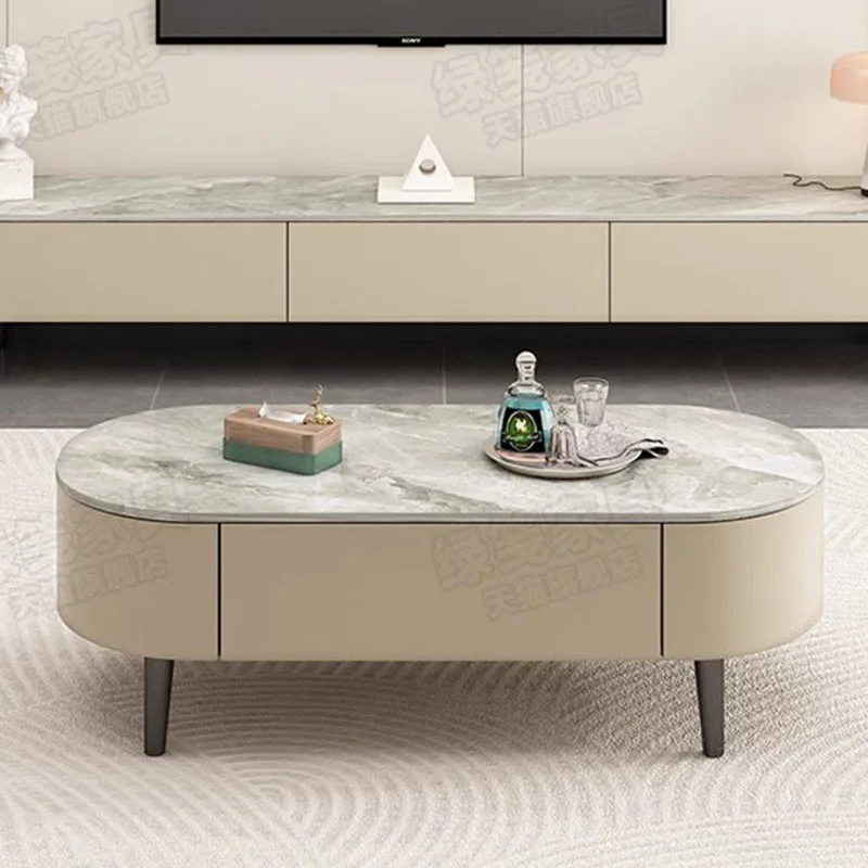 

/Standing Storage Coffee Table Space Saving Clear Relaxing Aesthetic Side Table Vintage Mesa Auxiliar Lounge Suite Furniture