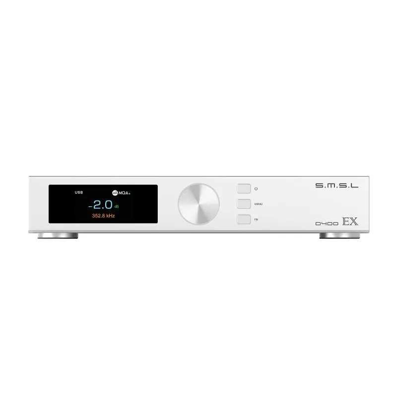 2025SMSL D400EX Audio Decoder DAC 1*AK4191 2*4499 Chips OPA1612A LME49720 XMOS XU316 MQA-CD DSD512 32bit/768kHz Bluetooth