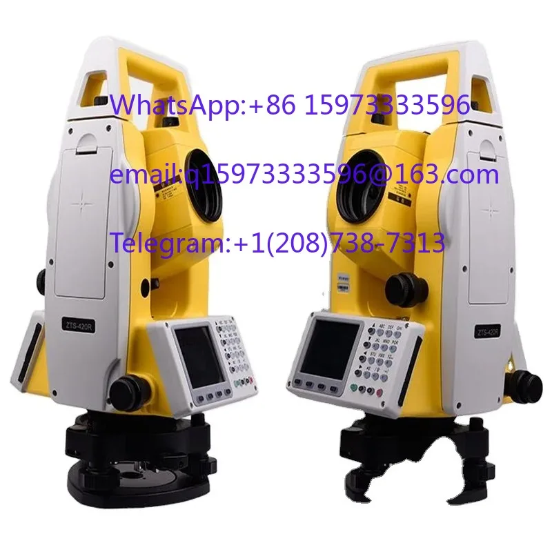 Total Station Surveying Instrument with High Precision, Suitable for Construction & Topographic Survey, Stable Performance