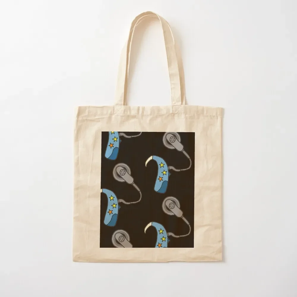 

Cochlear Implant - Blue Tote Bag Beach bag Customizable tote bag Gift bags