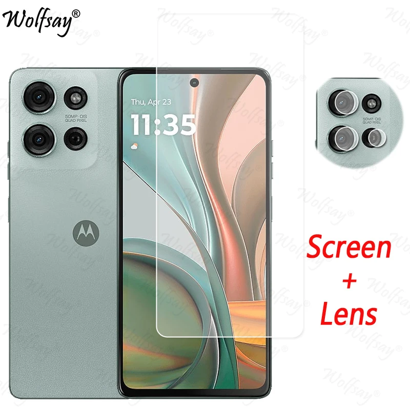 Camera Lens Protector For Motorola Moto G75 Screen Protector Tempered Glass For Moto G75 5G Glass For Moto G75 Glass 6.78 inch