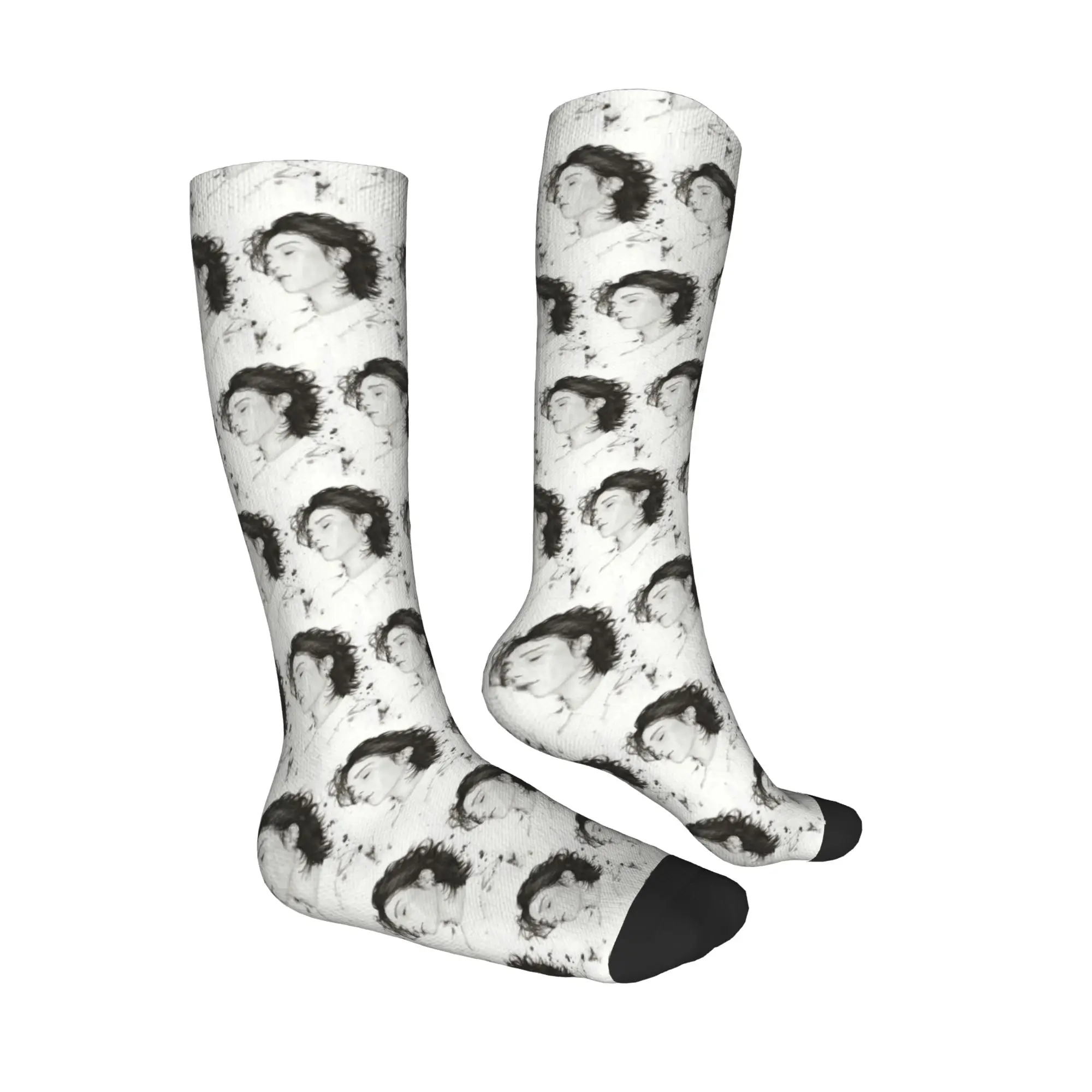Medias de tripulación para todas las estaciones Agust D Set Me Free calcetines Harajuku moda Hip Hop calcetines largos accesorios para hombres mujeres regalos