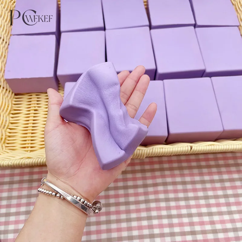 Soft Milk Aroma Wet Soft Texture Sweet Taro Purple Milk Brick Slow Rebound Decompression Pinching Toy Reduce Stress Kids Toys