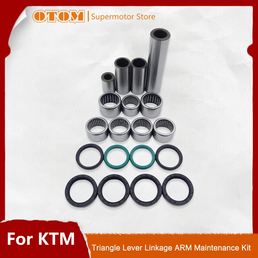 OTOM Motorcycle Shock Triangle Lever Linkage Arm Bearing Seal Bushing Repair Kit For KTM EXC SXF XCF HUSQVARNA FC 125 250 450