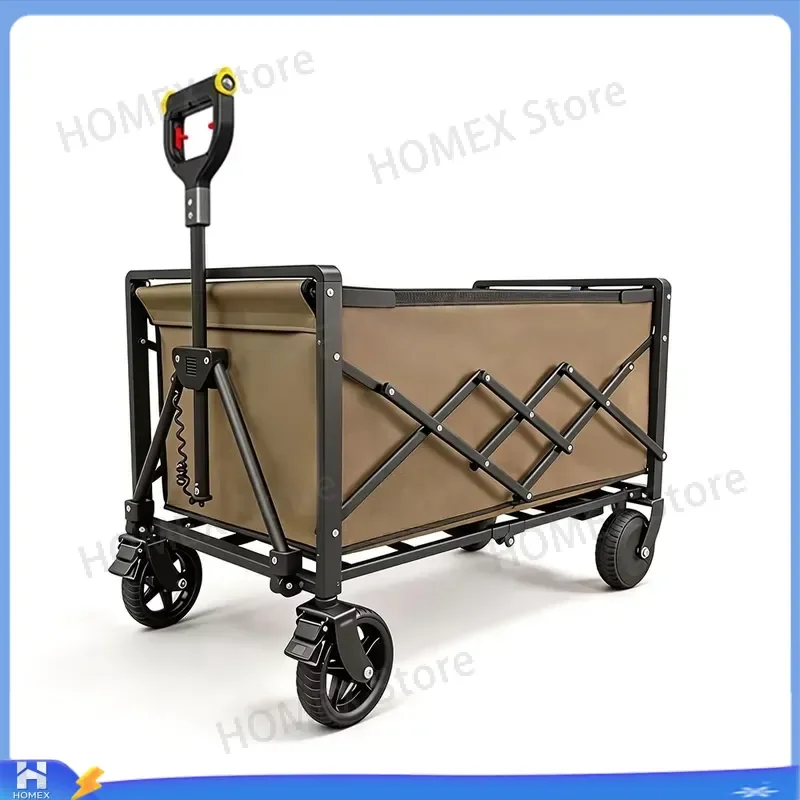 Smart Electric Folding Camper Aluminum Body 4WD Portable Outdoor Transportation Tool Off Road Adventure Vehicle Compact