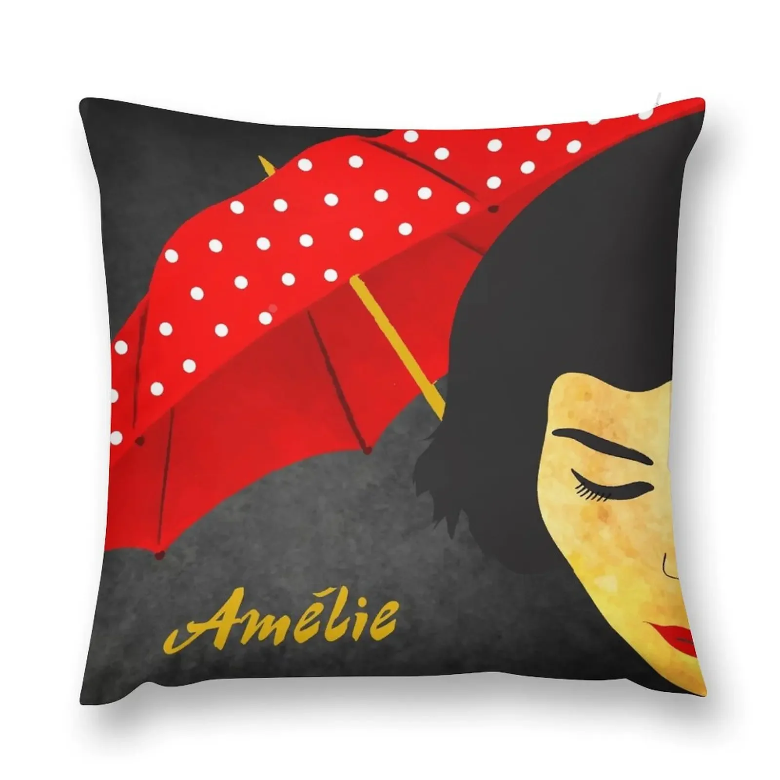 

Amélie Poulain Throw Pillow Luxury Cushion Cover pillows decor home pillow