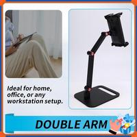Compact Adjustable Portable Monitor Stand 360° Swivel Bracket Tablet Holder Compatible With Tablet Desktop Clamp Stand A